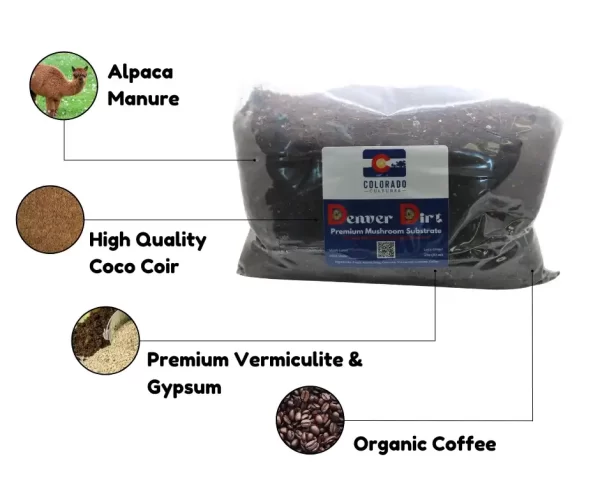 5lb Denver Dirt Premium Mushroom Substrate